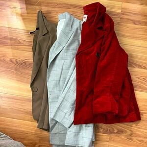 BUNDLE Jackets Jones Wear Sz 16, H&M Sz M, Mossimo Sz XL